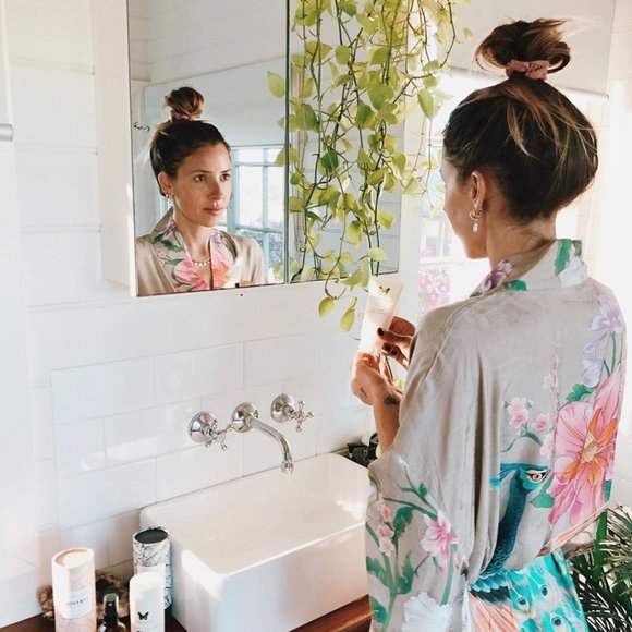 New Bohemian Floral Kimono Maxi Duster Cardigan - Picture 7 of 8